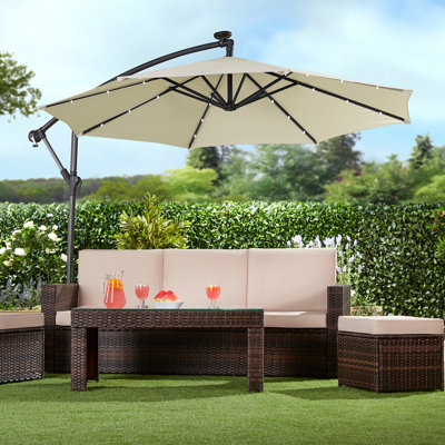 Blevins 270cm Lighted Cantilever Parasol