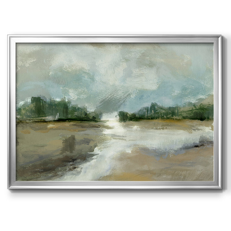 " Different Light ", Silver, 14" H x 20" W x 1.5" D
