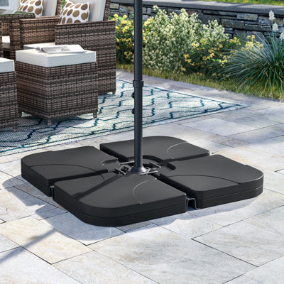 Poids en plastique pour base de parasol Helland