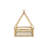 Ames Tent-Shaped Floor Bed with Wooden Frame, Guardrails & Door-1799500093-1799500092