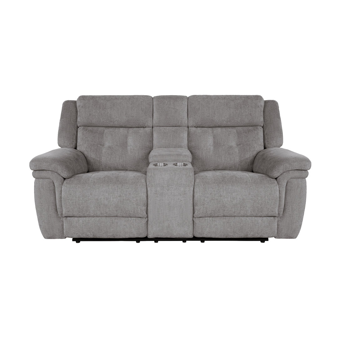 Maryellen Power Reclining Console Loveseat Hokku Designs