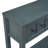 Aron Rustic Console Table with Drawers & Storage Shelf-1875535136