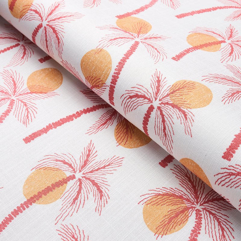 Tissu Isola Clarabella Palm, Agrume