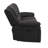 Boneless Black Reclining Sofa