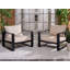Ensemble de 2 chaises en aluminium Fash-118619108