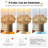 Boho Rattan Chandelier Light Fixture