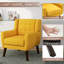Fauteuil capitonné de 27,5 po de largeur Stephanny-1091354220