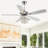 Mcmann 52'' Ceiling Fan with Light Kit
