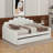 Full Size Upholstery Daybed Frame With Backrest And Trundle-114414266