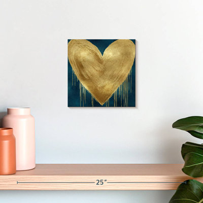 Hardie Big Hearted Gold On Teal