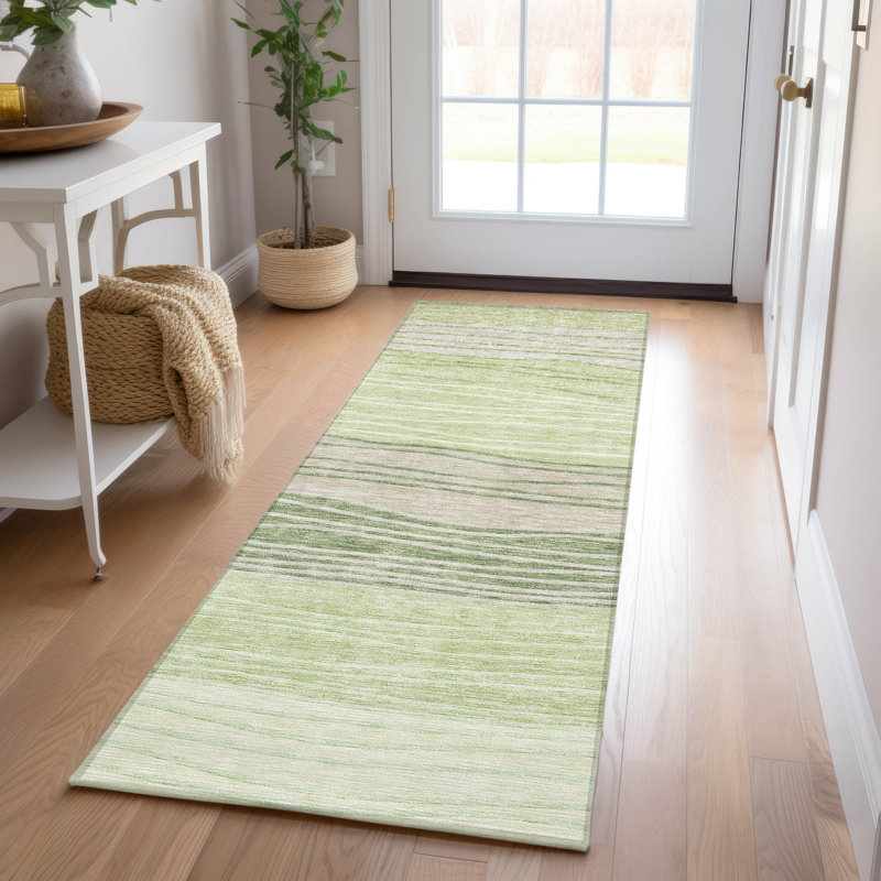 Tapis intérieur / extérieur avec envers antidérapant Withams, Tapis de couloir 2 pi 3 po x 7 pi 6 po