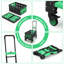 2-in-1 Heavy Duty Folding Hand Truck Dolly – 330 LB Capacity, Collapsible Storage Basket, Telescoping Handle, Rubber Wheels, Bungee Cord – Utility Cart for Moving, Office, Luggage, Warehouse-1896392503