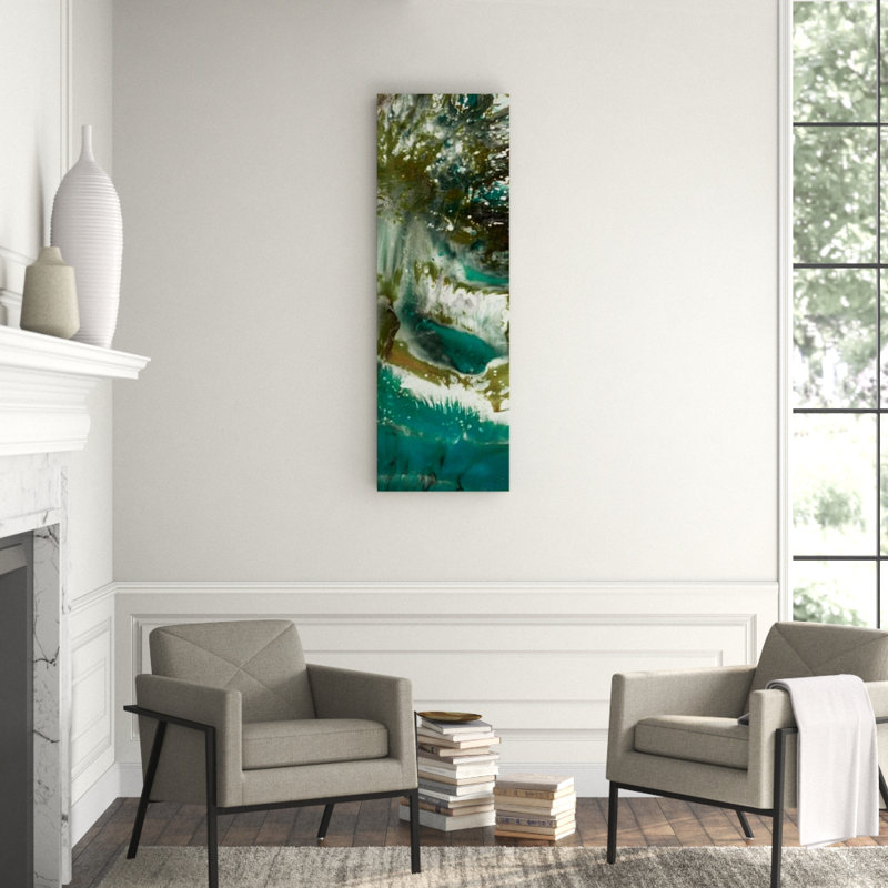 Exuding Excellence II Print by Blakely Bering, Marble Glaze, 60" H x 20" W x 1.5" D