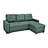 Convertible L-Shaped Sectional Sleeper Sofa Bed-1175216027