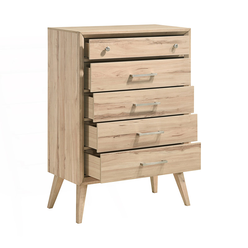 Commode 5 tiroirs Mid-Century