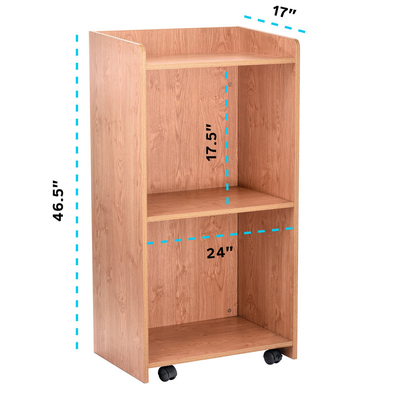 Pupitre de présentation en bois, Chêne moyen