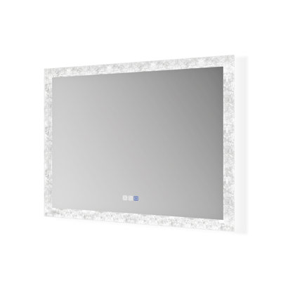 Viha Frosted Edge LED Bathroom Vanity Mirror With Dimmable Lighting And Anti-Fog Feature