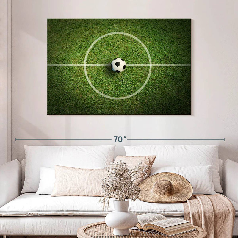 Ballon de football Sireci sur la ligne, H 32 po x l 48 po