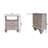 Lume Washed Open-shelf Bedside
