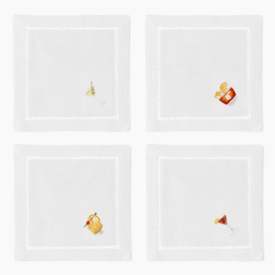 Classic Drinks Cocktail Napkins