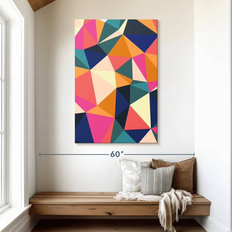 Avery Geometric Burst, 48" H x 32" W