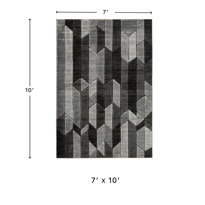 Barclay Geometric Indoor Rug, Rectangle 7'6" x 9'6"