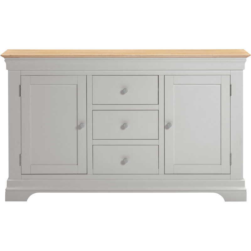 Adaleya 2 Door 3 Drawer Sideboard, Grey