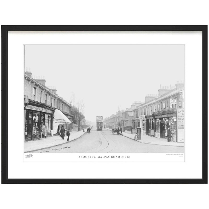 Brockley, Malpas Road C1912 1 Piece Single Picture Frame Wall Art, 60cm H x 80cm W x 2.3cm D