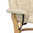 Beaucet 31.5" Wide Genuine Leather Swivel Recliner with Ottoman-1632347286