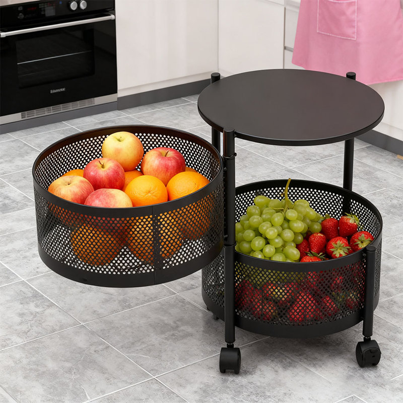 40 cm H x 34 cm W Utility Cart with Wheels