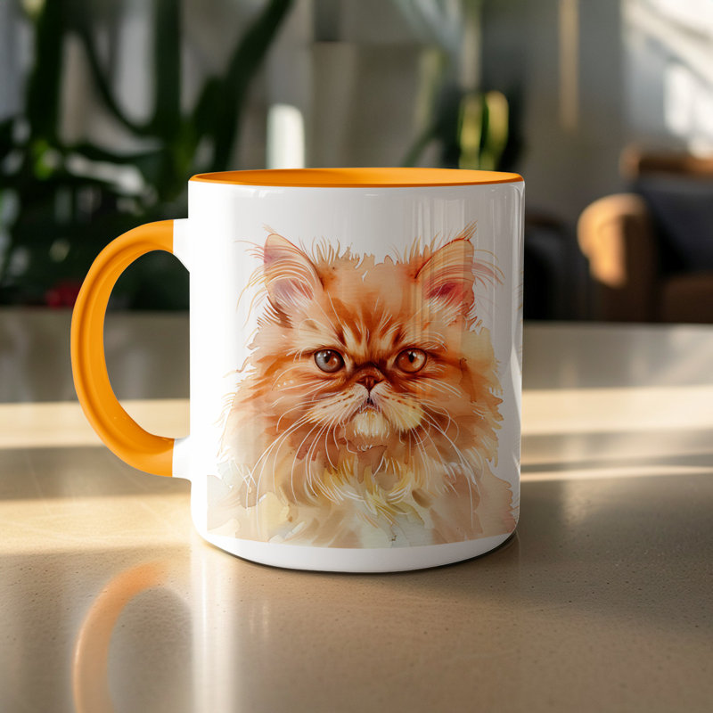 Mug, 4, Orange