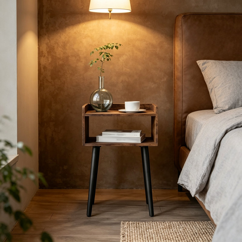 40 cm W Bedside Table