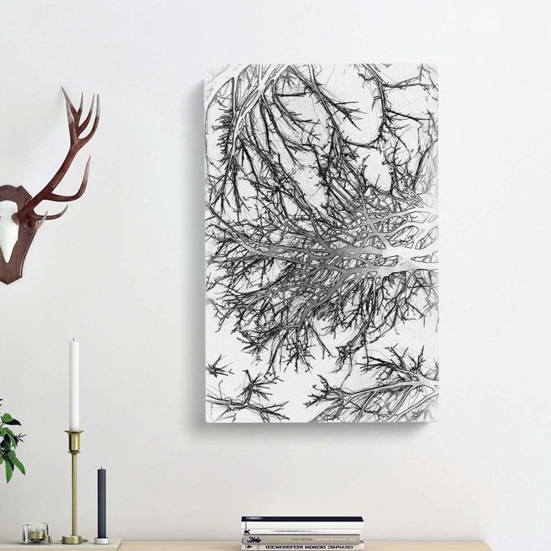 Tree Branches in Central park New York in Abstract - Wrapped Canvas, 76cm H x 50cm W x 3cm D