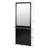 Wall Mount Barber Station Modern Beveled with Shelf Accent Mirror