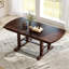 Table de salle à manger en bois extensible Colson avec rallonge amovible-354556997