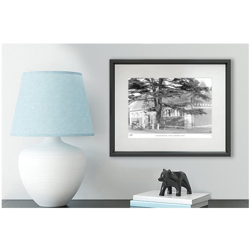 Maidenhead, Free Library 1904 by Francis Frith - Single Picture Frame Print, 60cm H x 80cm W x 2.3cm D