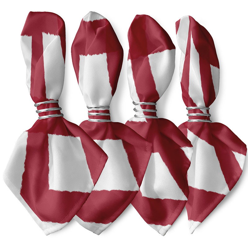 Ensemble de serviettes 4 pièces Aksel, Rouge