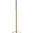 Avec 7.75 in. 1-Light Brushed Gold Industrial Pendant