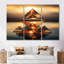 Cydny - Ensemble de salon mural art abstrait paysage-108316220-108316216