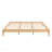 12 Inch King Size Solid Dry Bamboo Wood Platform Bed Frame, With Wood Slat And Metal Support, No Box Spring Needed, Easy Assembly,Natural-912531557-912531552