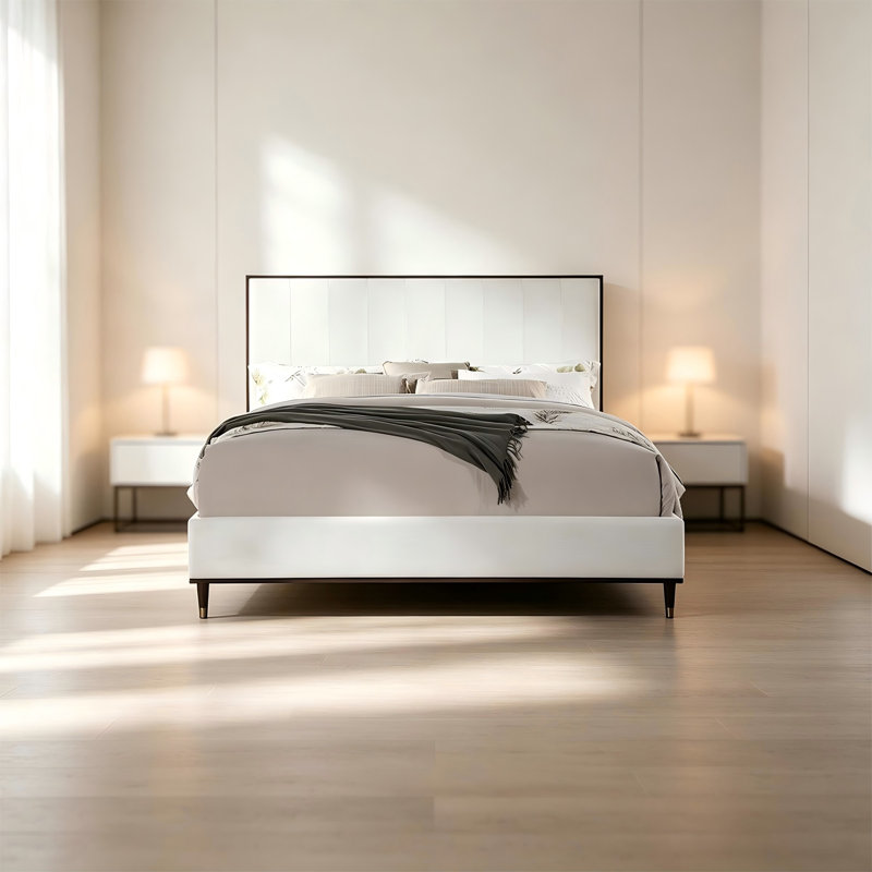 Upholstered Queen Panel Bed