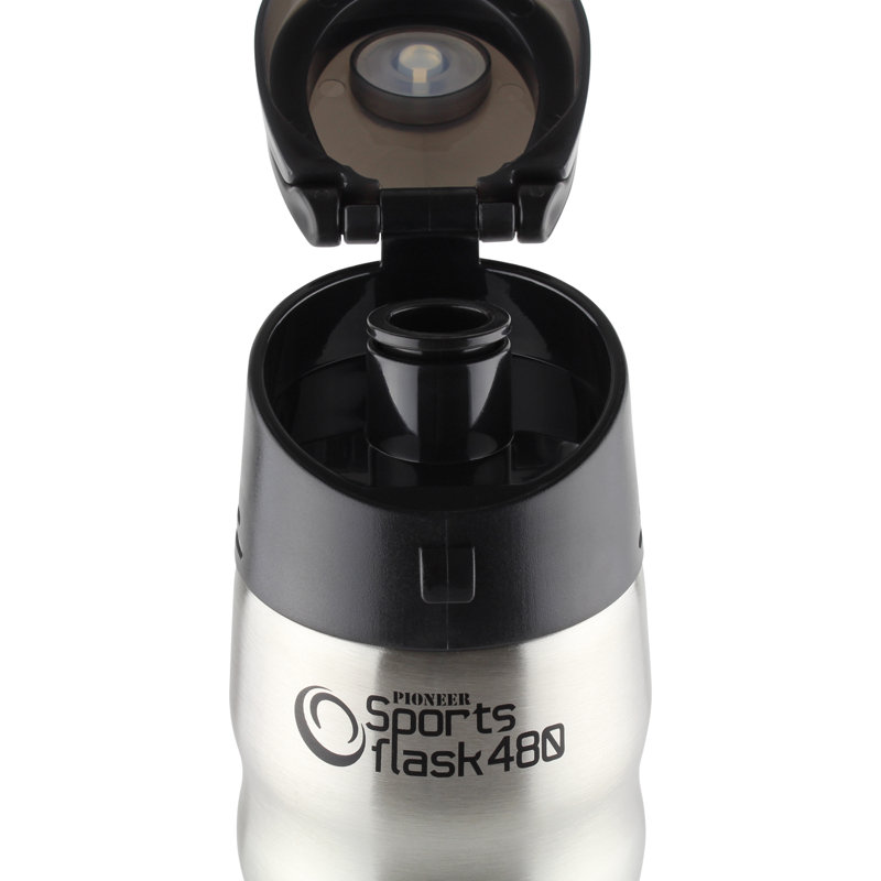 Grunwerg Pioneer Stainless Steel Travel Mug, Stainless Steel