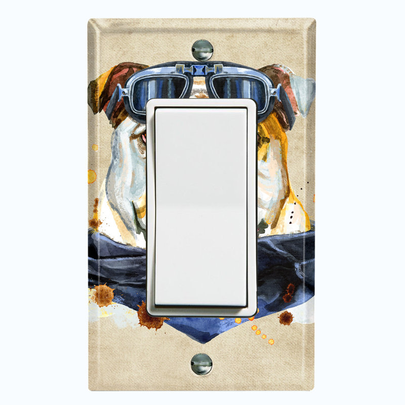 Plaque murale pour interrupteur gang
