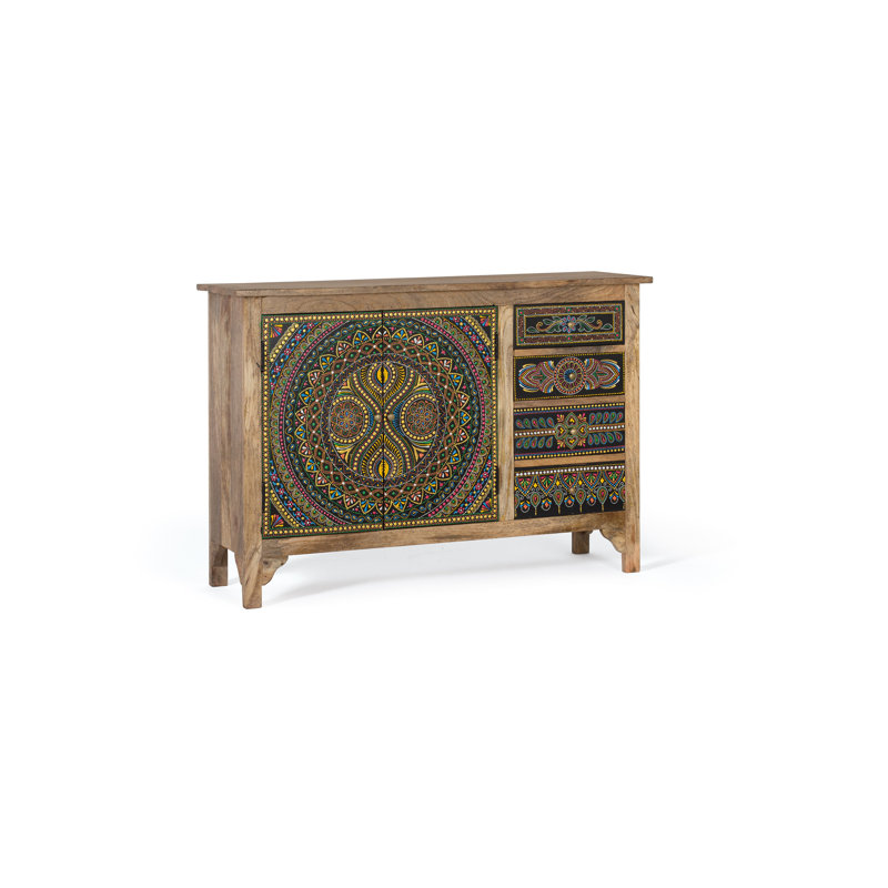 Arishka 107cm Solid Wood Sideboard