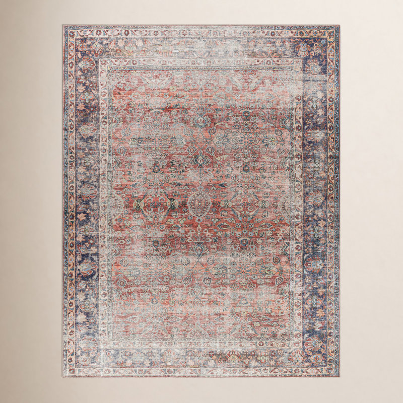 Andikan Oriental Indoor Rug, Rectangle 5'3" x 7'