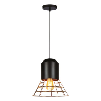 Luminaire suspendu géométrique à 1 lumière Eugène