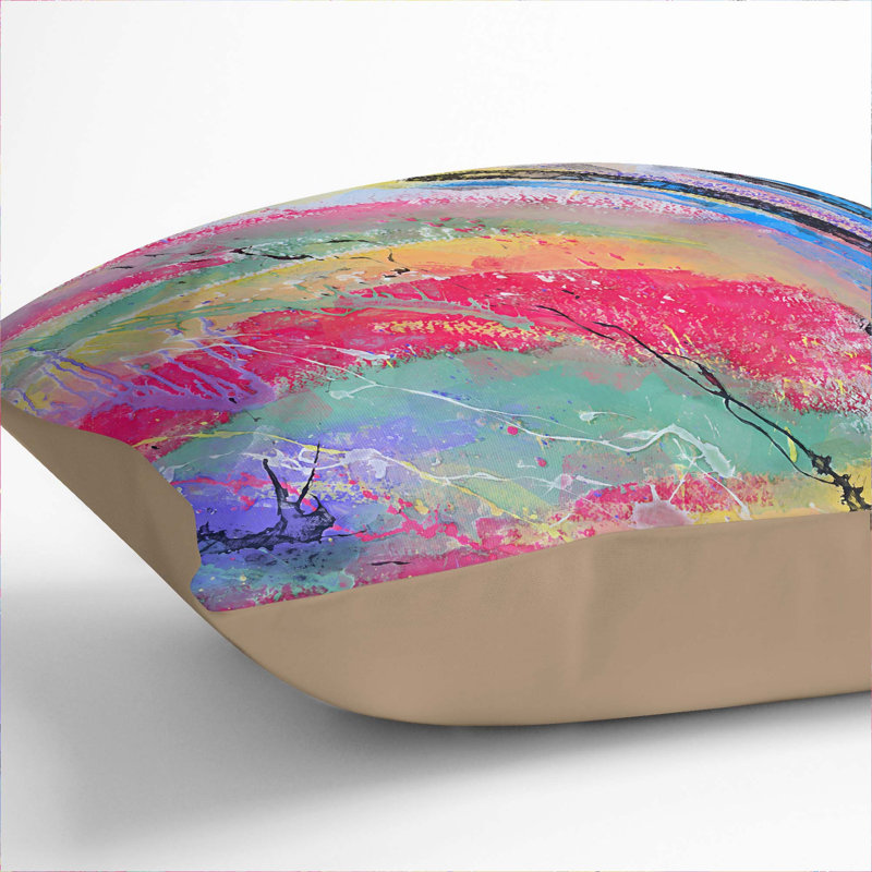 In a Trance Cushion with Filling, Stone, 40cm H x 40cm W x 15cm D