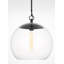 Luminaire suspendu noir à 1 lumière Bronsyn