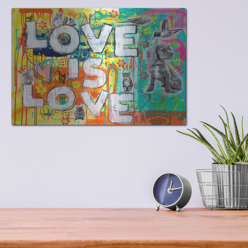 «Love Is Love» par Dean Russo, H 12 po x l 16 po
