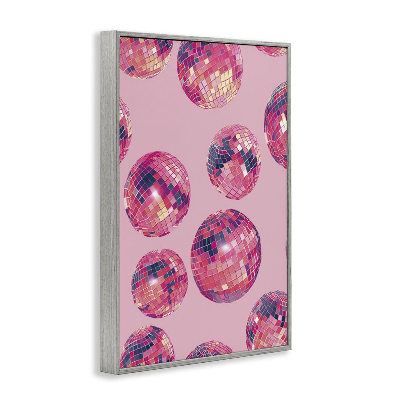 Estampe numérique Vivid Pink Disco, design par LSR Design Studio, H 30 po x l 20 po, Estampe numérique Farmhouse
